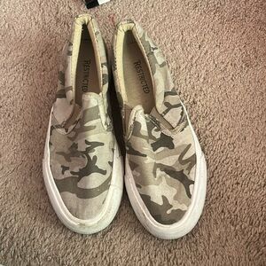 camo slip ons